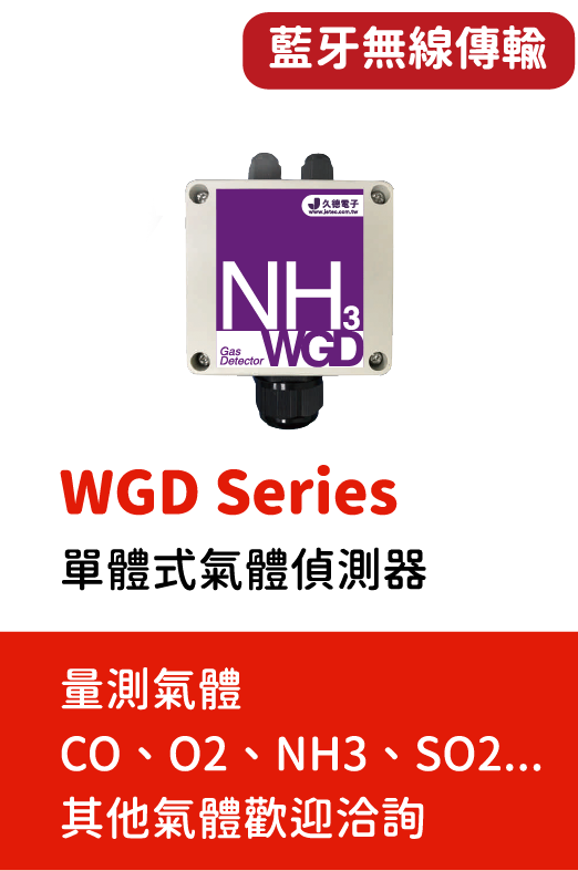 WGD,單體式氣體偵測器