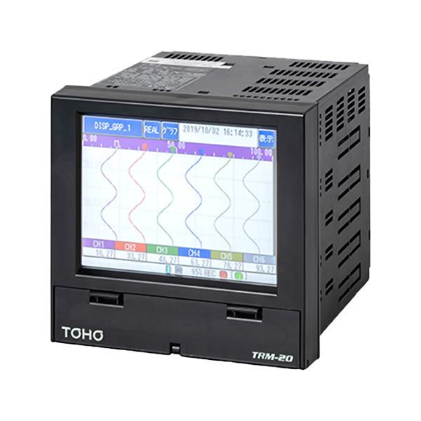 TRM20,觸控式,無紙式記錄器,廠牌：TOHO,多點式溫度記錄器
