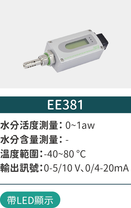 EE381 油中水份分析儀